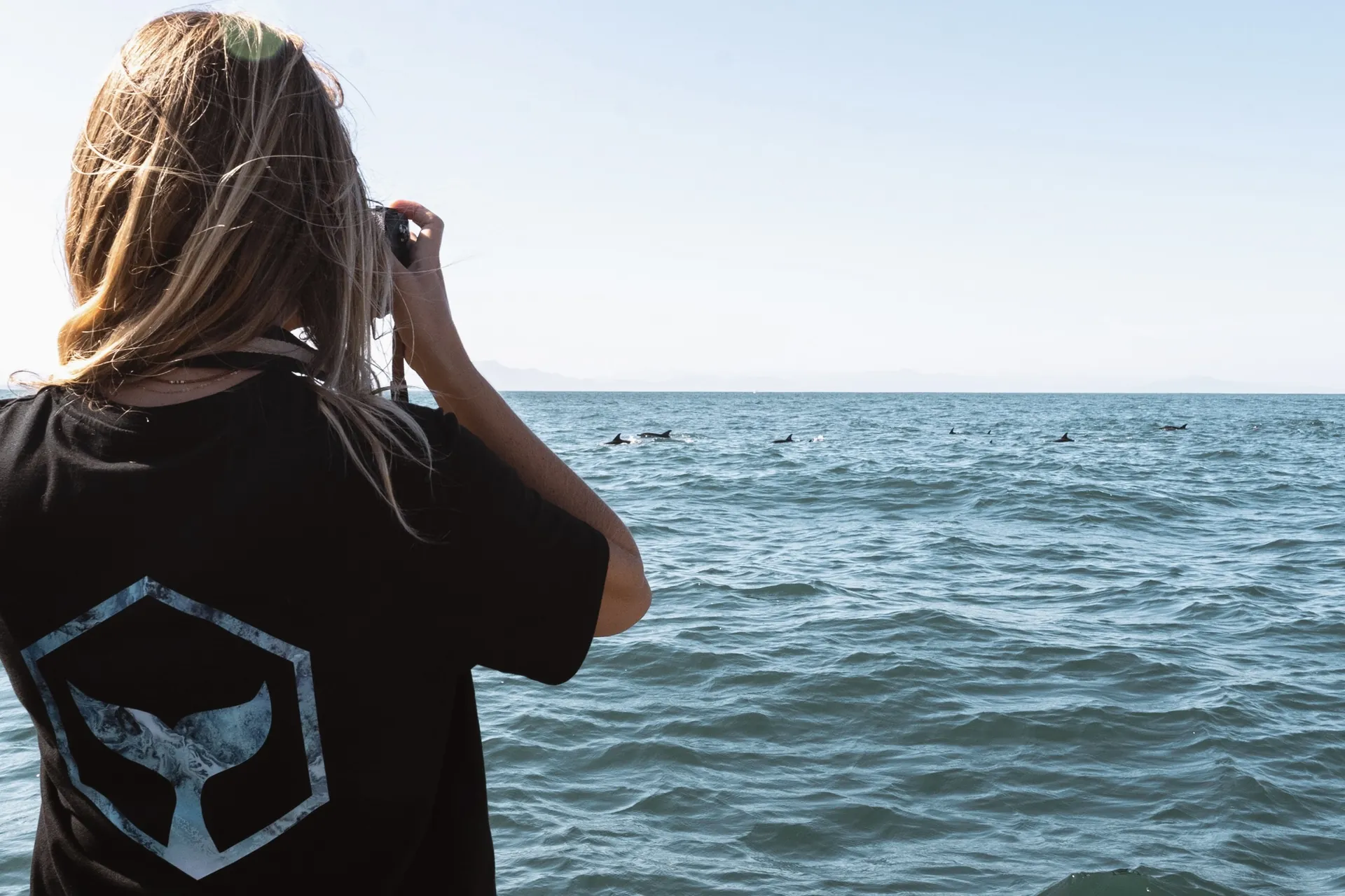 Ella, biologiste marine, observe les cétacés lors d’une expédition Apex Cetacea